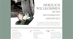 Desktop Screenshot of mietwerkstatt-bueckle.de